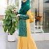 Green and Yellow Premium Nida Abaya