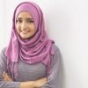 Pearly Purple Cotton Hijab