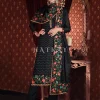 Black Floral Embroidered Pakistani Suit