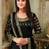Black Mirror Work Punjabi Patiala Salwar Suit