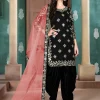Black Mirror Work Punjabi Suit