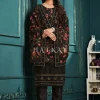 Black Multi Embroidery Pakistani Suit