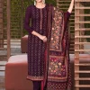 Deep Purple Sequence Embroidered Salwar Suit