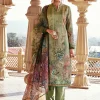 Green Digital Print Casual Wear Pant Style Suit