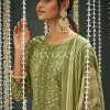 Green Embroidered Pakistani Salwar Kameez