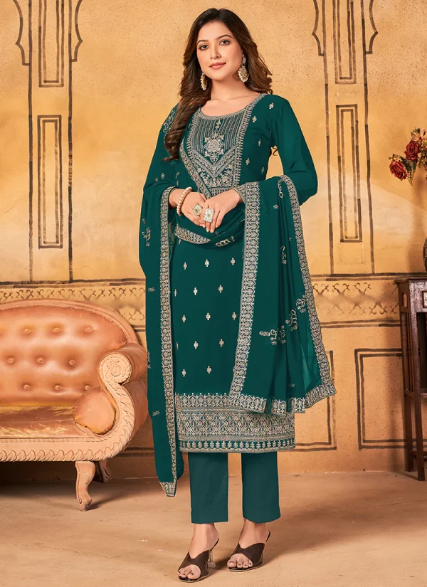 Green Embroidery (Pakistani Suit)