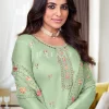 Green Floral Embroidery Pakistani Salwar Kameez