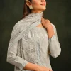 Light Grey Embroidery Pakistani Salwar Suit