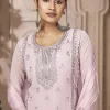Light Pink Embroidery Traditional Pakistani Pant Suit