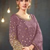 Pink Embroidered Traditional Patiala Suit