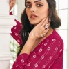 Pink Sequence Embroidered Jacket Style Sharara Suit