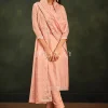 Soft Peach Embroidery Pakistani Salwar Suit