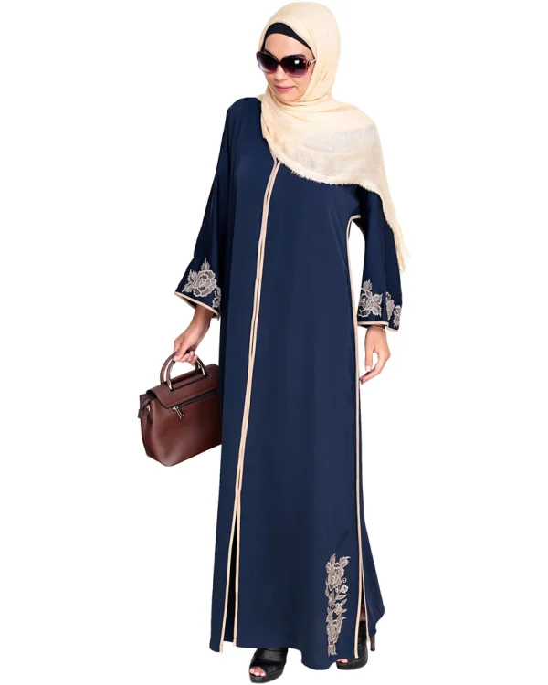 Bewitching Floral Dubai Style Embroidered Abaya No reviews