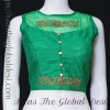 designer Silk blouses with stylish work over Blouse.