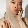 Full Coverage Adjustable Under Scarf Taupe