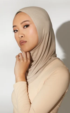 Full Coverage Essential Under Scarf Taupe