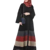 Multi Coloured Pleated Abaya No reviews