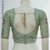 SILK BLOUSE WITH EMBROIDERY ON SLEEVES