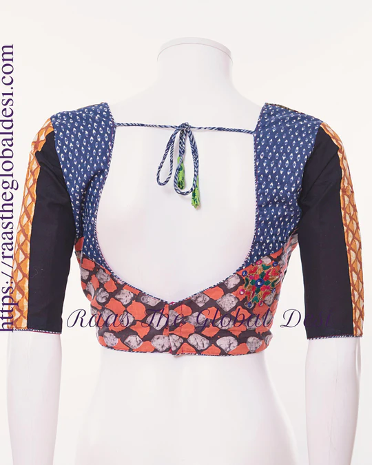Designer cotton silk blouse