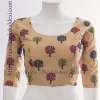 EMBROIDERY SILK BLOUSE