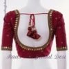 Designer silk silk blouse with heavy embroidery