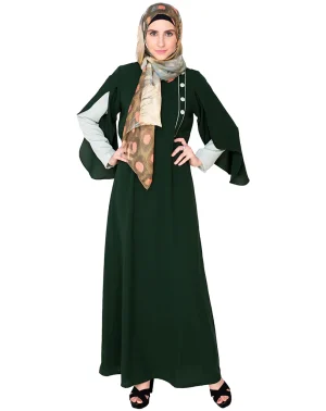 Sleeved Side Open Abaya
