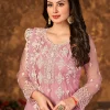 Soft Pink Embroidered Pakistani Palazzo Suit